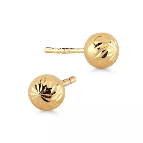 Kultaiset pallokorvakorut 4 mm 141131-1