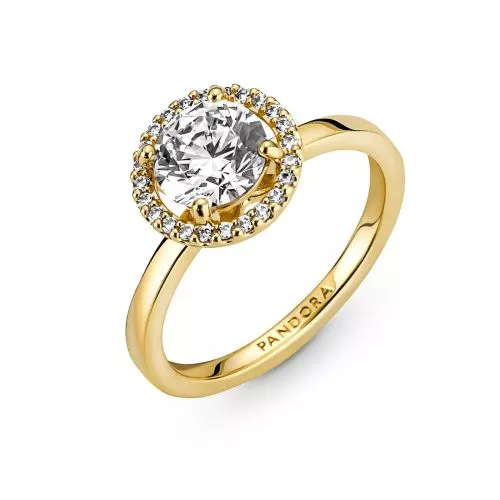 Pandora Round Halo -sormus 161234C01-3