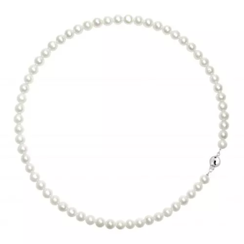 Toive helmikaulanauha 48cm hopealukolla-1