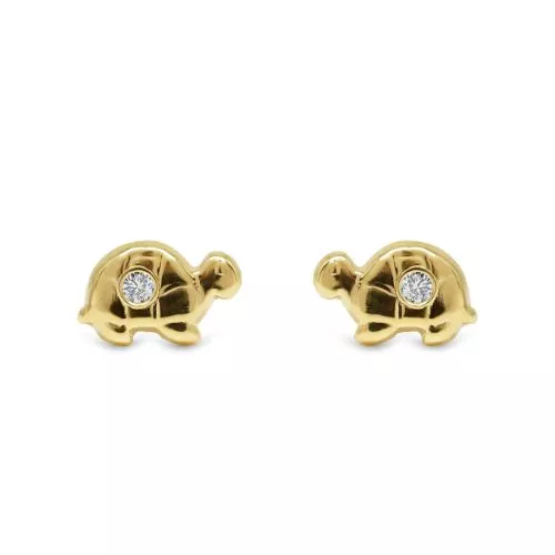 Kultaiset korvakorut, kilpikonna 172521Z-1