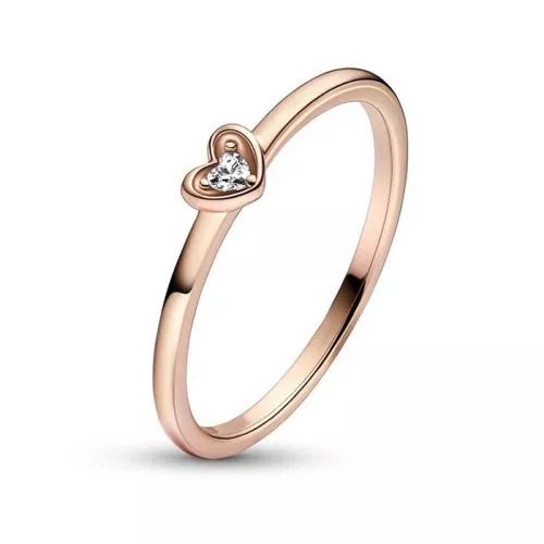 Pandora Moments Ring Stackable Radiant Heart sormus 182495C01-17