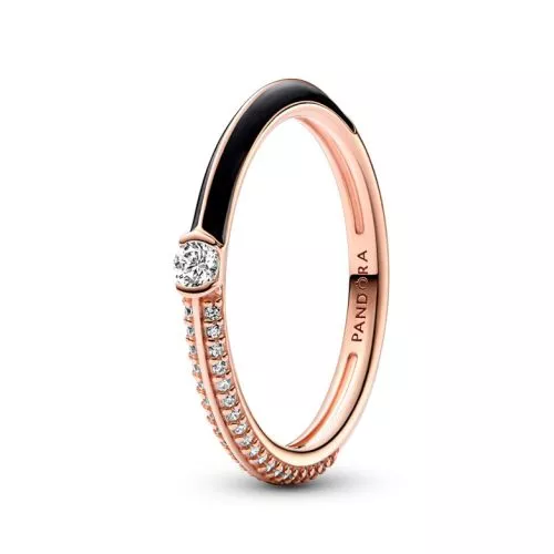 Pandora Me Pave & Black sormus 182528C01-20