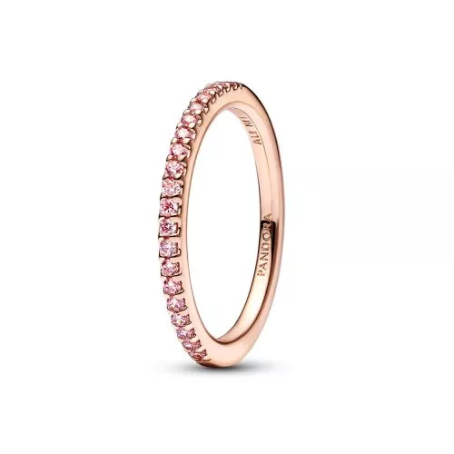 Pandora Sparkling Pink Band sormus 182999C01-1