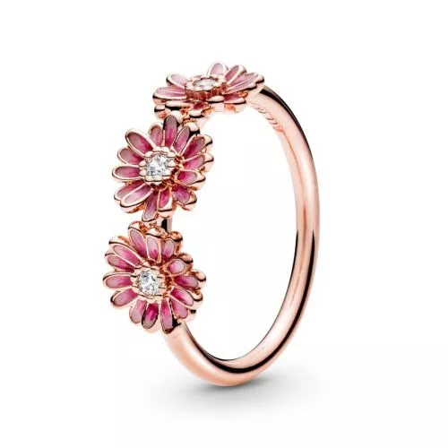 Pandora Rose Daisy Flower Trio sormus 188792C01-5