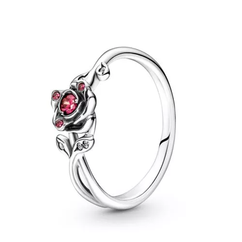 Pandora Disney Beauty and The Beast Rose sormus 190017C01-3