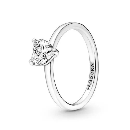 Pandora Sparkling Heart Solitaire sormus 191165C01-6