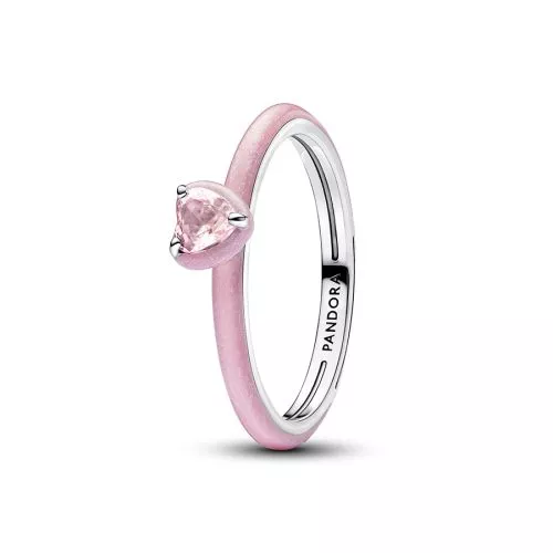 Pandora Pink Chakra Heart sormus 193088C02-1