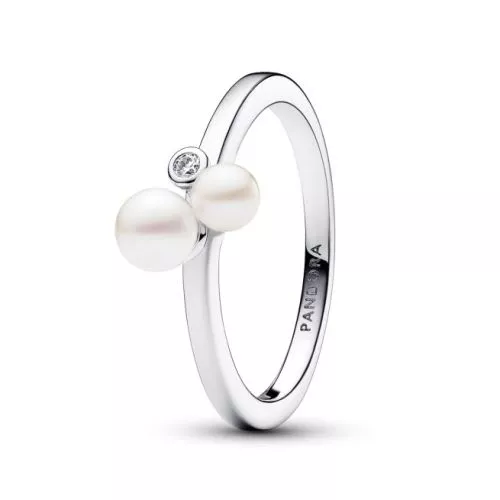 Pandora Duo Treated Freshwater Cultured Pearls sormus 193156C01-1