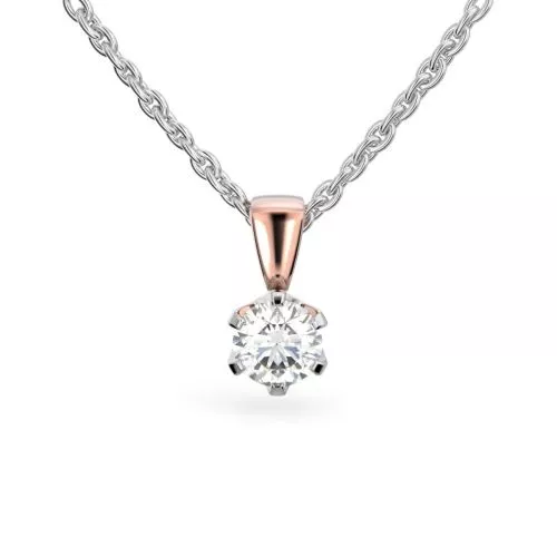 Festive Classic timanttiriipus, puna- ja valkokulta 205-070R-PV