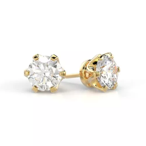 Festive Classic korvakorut, keltakulta 205-200K-KK