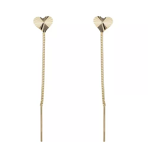 Gold Ohrringe, Herz 23-1031-1