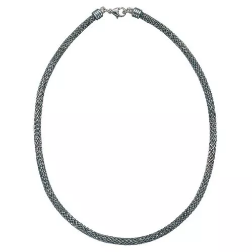 Kalevala Verkkoketju 40cm, oksidoitu hopea 236025140