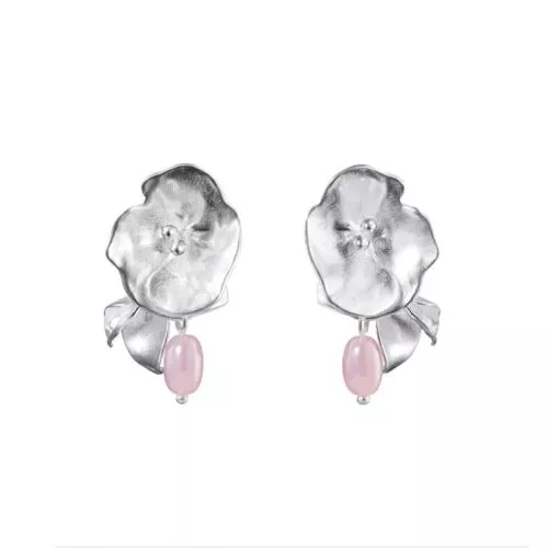 Kalevala Pink Ribbon 2024 Summer Night Rose Ohrringe 261000704JT-1