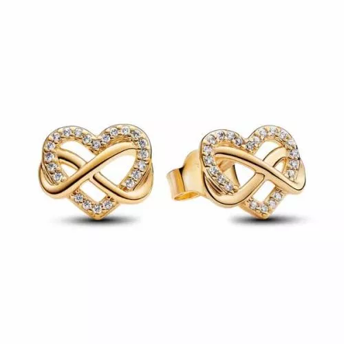 Pandora Sparkling Infinity Heart Stud korvakorut 262667C01-1