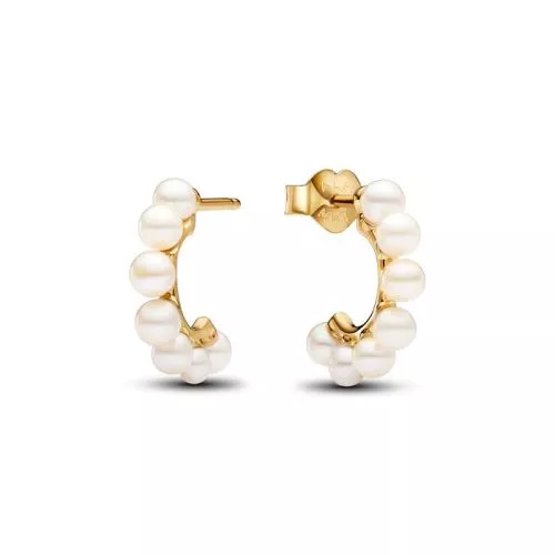 Pandora Treated Freshwater Cultured Pearls Open Hoop korvakorut 263179C01-1