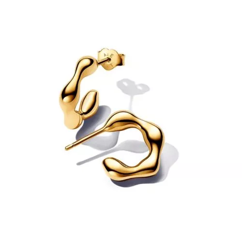 Pandora Organically Shaped Open Hoop korvakorut 263269C00-1