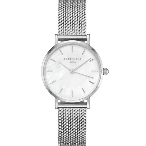 Rosefield Small Edit White Silver 26WS-266-1