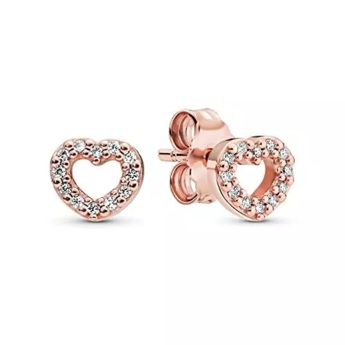 Pandora Open Heart Stud Ohrringe 280528CZ-1