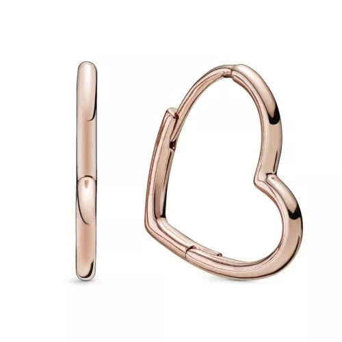 Pandora Rose Asymmetric Heart Ohrringe 288307-1