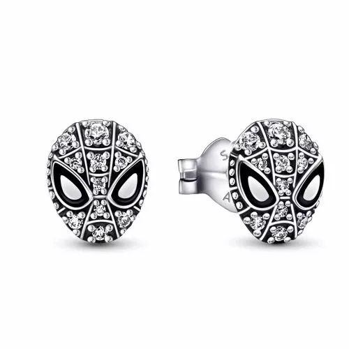 Pandora Marvel x Pandora Spider-Man Mask Pavé korvakorut 292354C01-1