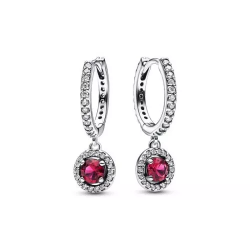 Pandora Timeless Red Round Sparkling korvakorut 292379C01-1