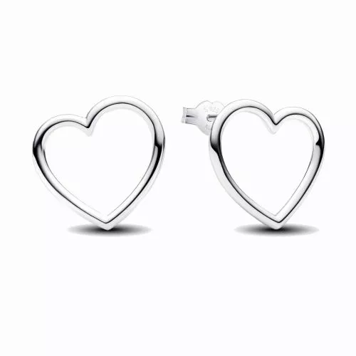 Pandora Moments Front-facing Heart korvakorut 293077C00-1