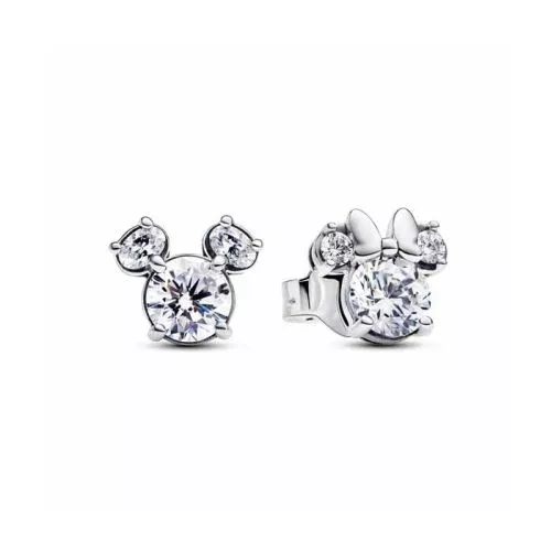 Pandora Disney Mickey Mouse & Minnie Mouse Sparkling Stud korvakorut 293219C01-1
