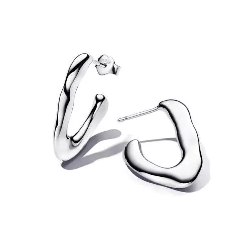 Pandora Organically V-shaped Open Hoop korvakorut 293290C00-1