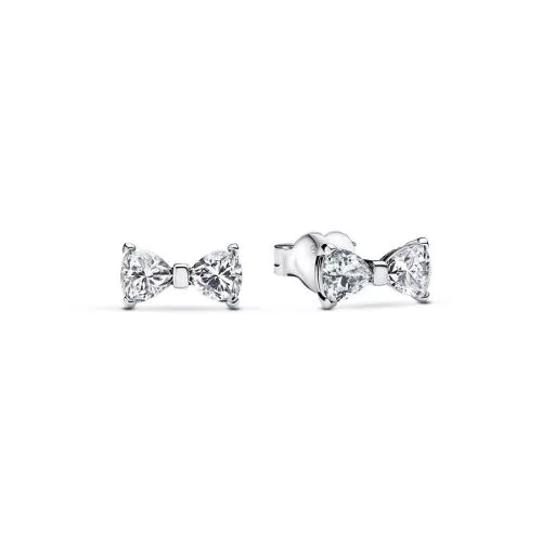 Pandora Sparkling Small Bow Stud korvakorut 293542C01-1