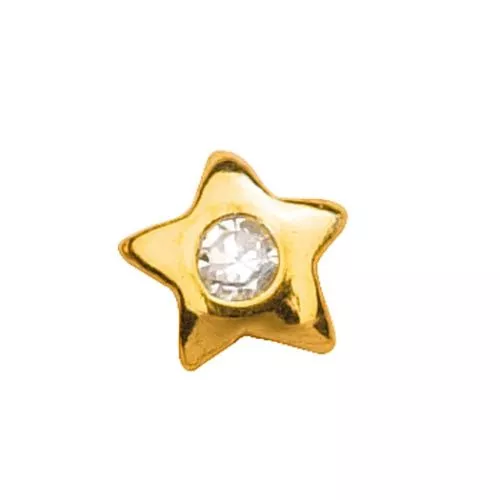 Gold  Zahnschmuck, Stern 3-38-1