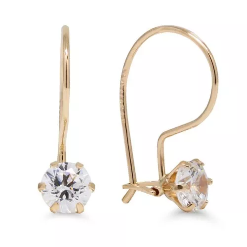 Kultaiset koukkukorvakorut 4 mm  3133187Z-1