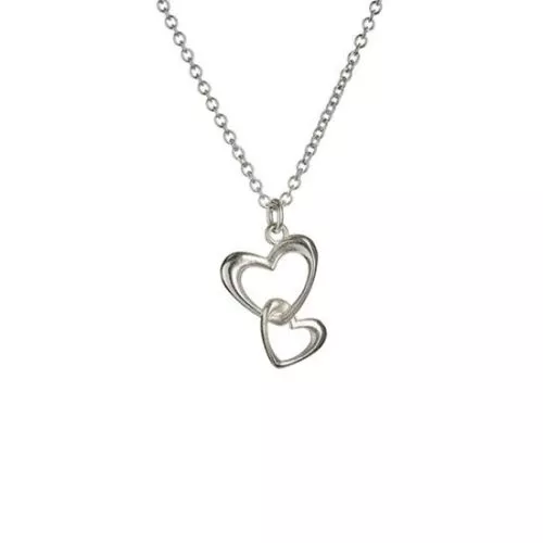 Lempikoru Onnenkantaja Tuplasydän -kaulakoru 45cm 3205100450-1
