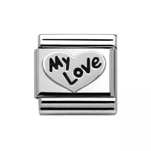 Nomination Classic Hopea Sydän My Love 330101/09-1