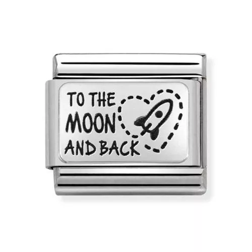 Nomination Classic Silver To The Moon And Back 330111/39-1