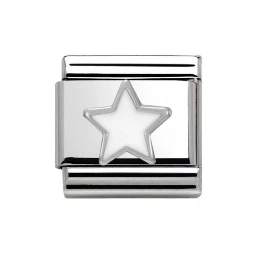 Nomination Classic Hopea Valkoinen Tähti 330202/04-1