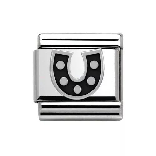 Nomination Classic Hopea Musta Hevosenkenkä 330202/08-1