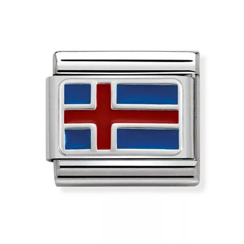 Nomination Classic Iceland Flag / Islannin lippu 330207/11-1