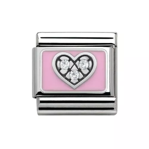 Nomination Classic Hopea ZK Sydän Pinkki 330306/06-1