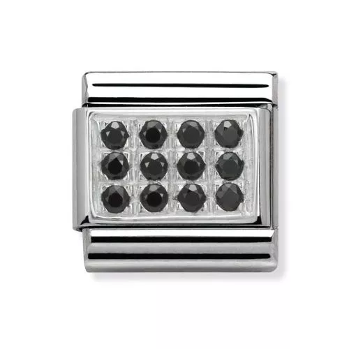 Nomination Classic Hopea ZK Musta Pavé 330307/10-1