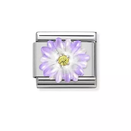 Nomination Classic Purple Flower 330321/03-1