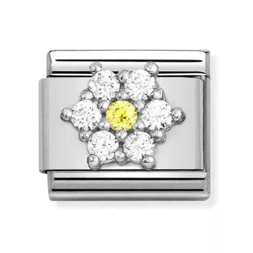 Nomination Classic Silvershine kukka 330322/01-1