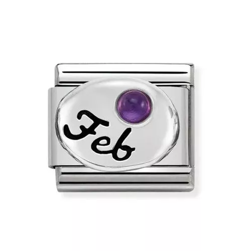 Nomination Classic February Amethyst 330505/02-1