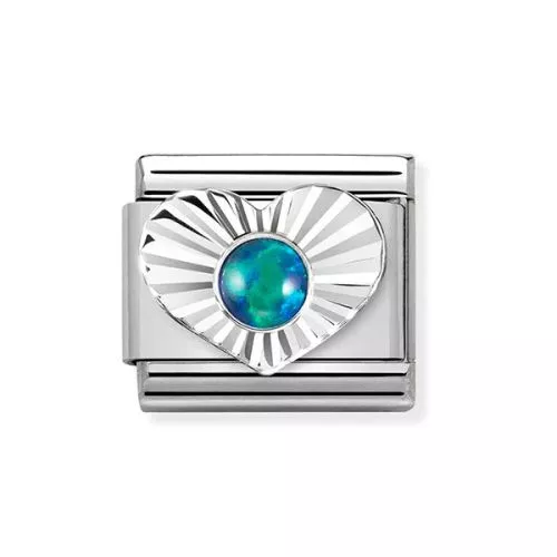 Nomination Classic Green Opal 330508/26-1