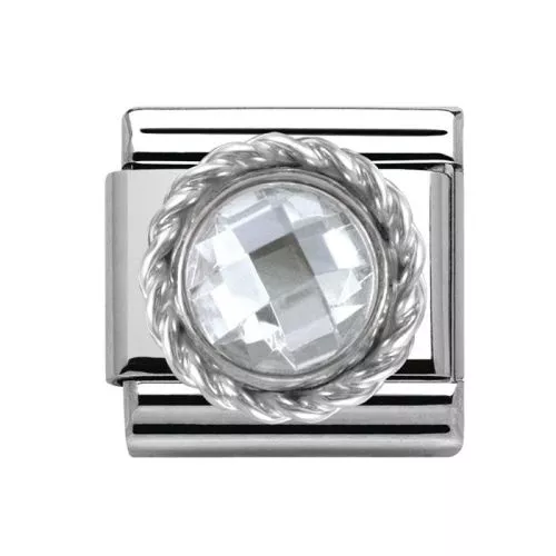 Nomination Classic Silvershine / kirkas kivi 330601/010-1