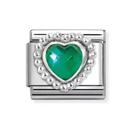Nomination Classic Green Heart 330606/004-1