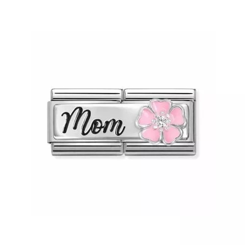 Nomination Classic Mom & Pink Flowers 330734/20-1