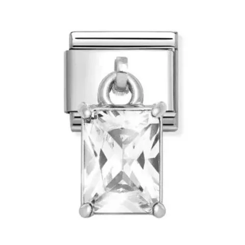 Nomination Classic Silvershine Riippuva kivi 331812/11-1