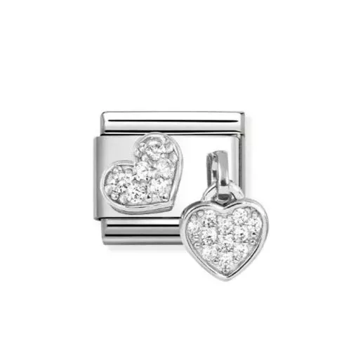 Nomination Classic kaksi sydäntä 331817/15