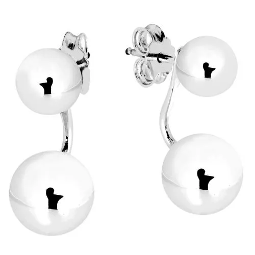 Silber  Zucht Ohrringe Y52503 RH-1