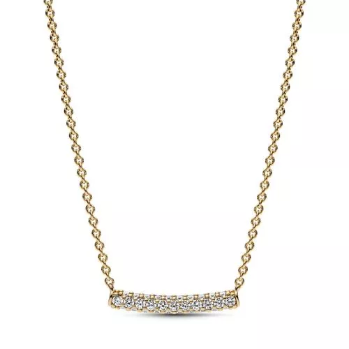 Pandora Timeless Pavé Single-row Bar Collier 45 cm Halskette 362635C01-1